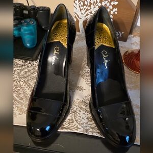Cole Haan Nike Air Black Patent Leather Women's Shoes